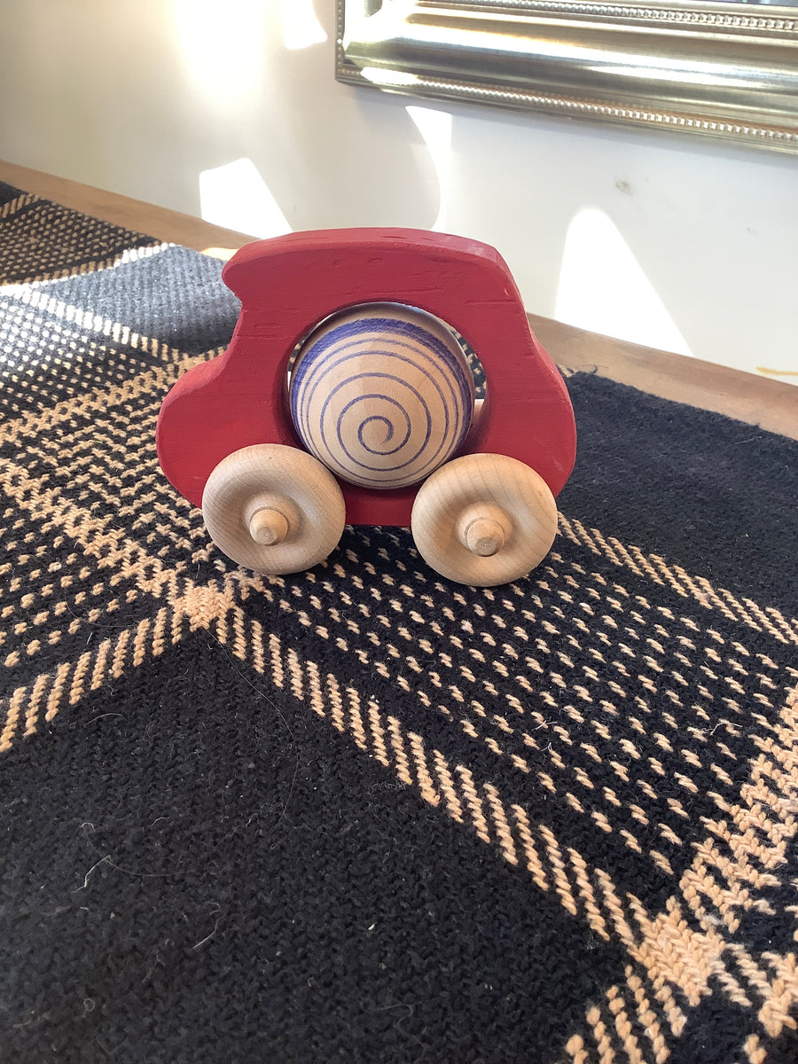 Toy Car With Rolling Ball