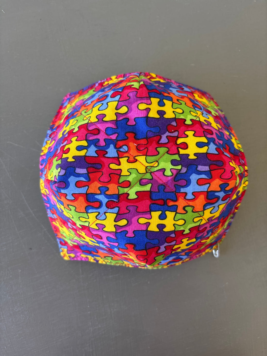 Colorful Puzzle Pieces Bowl Cozy