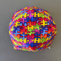 Colorful Puzzle Pieces Bowl Cozy