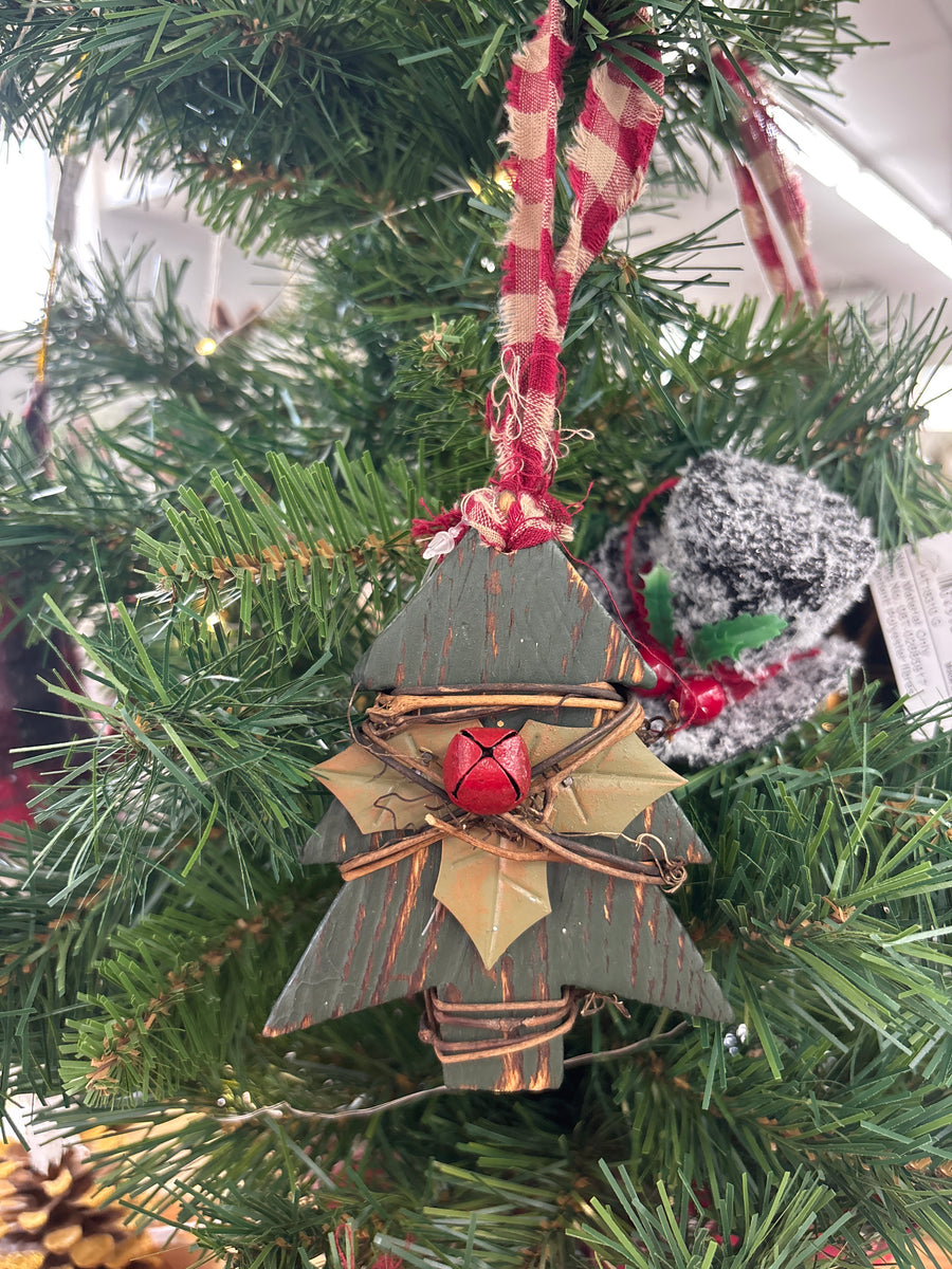 Rustic Christmas Tree Ornament