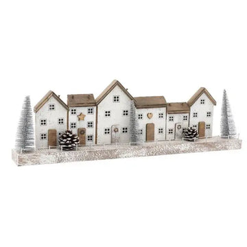 Silver Christmas House Decoration - 16"