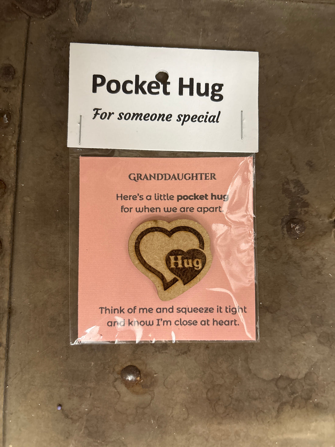 Laser Cut Pocket Hug