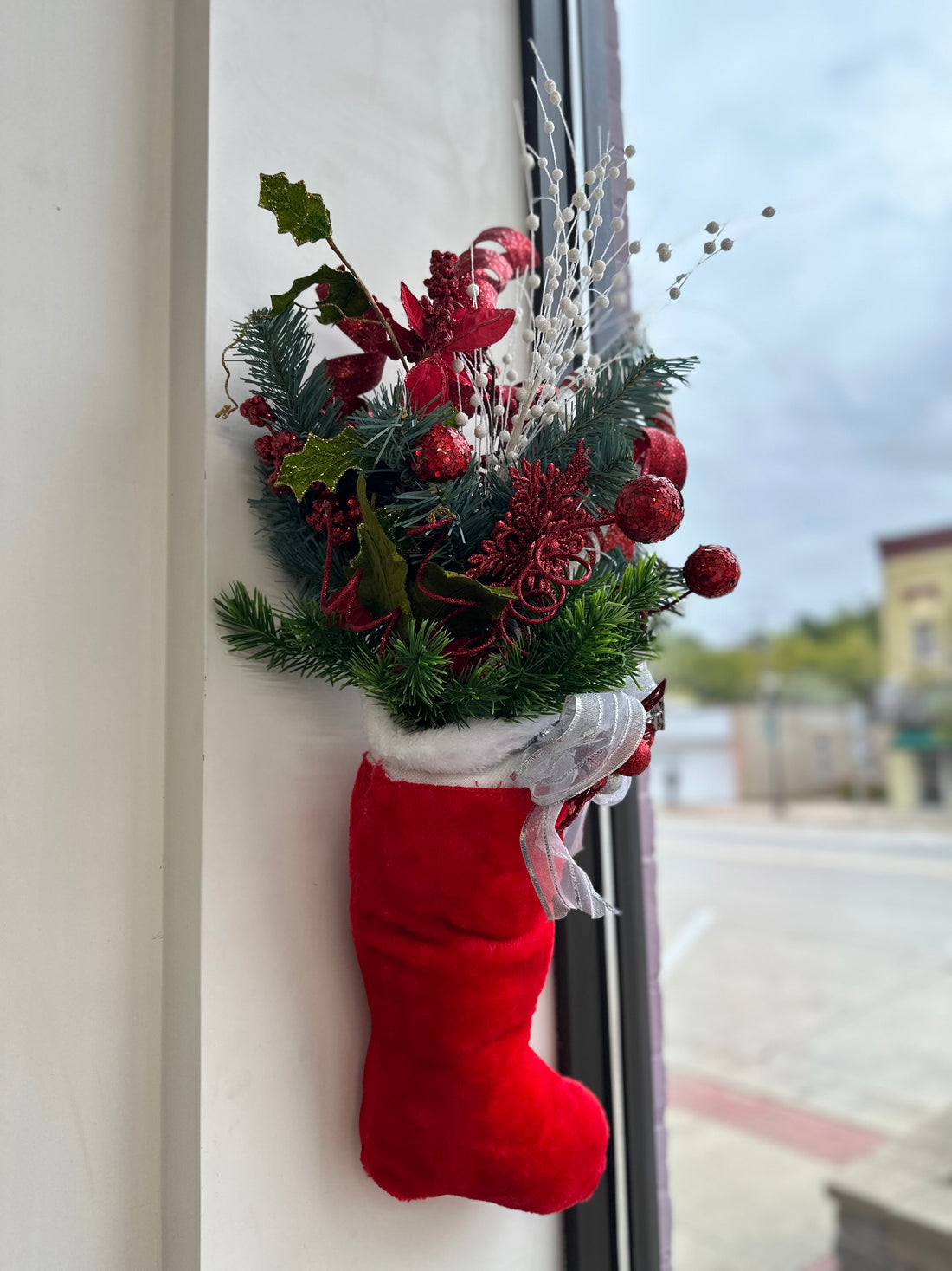 Holiday Floral Stocking