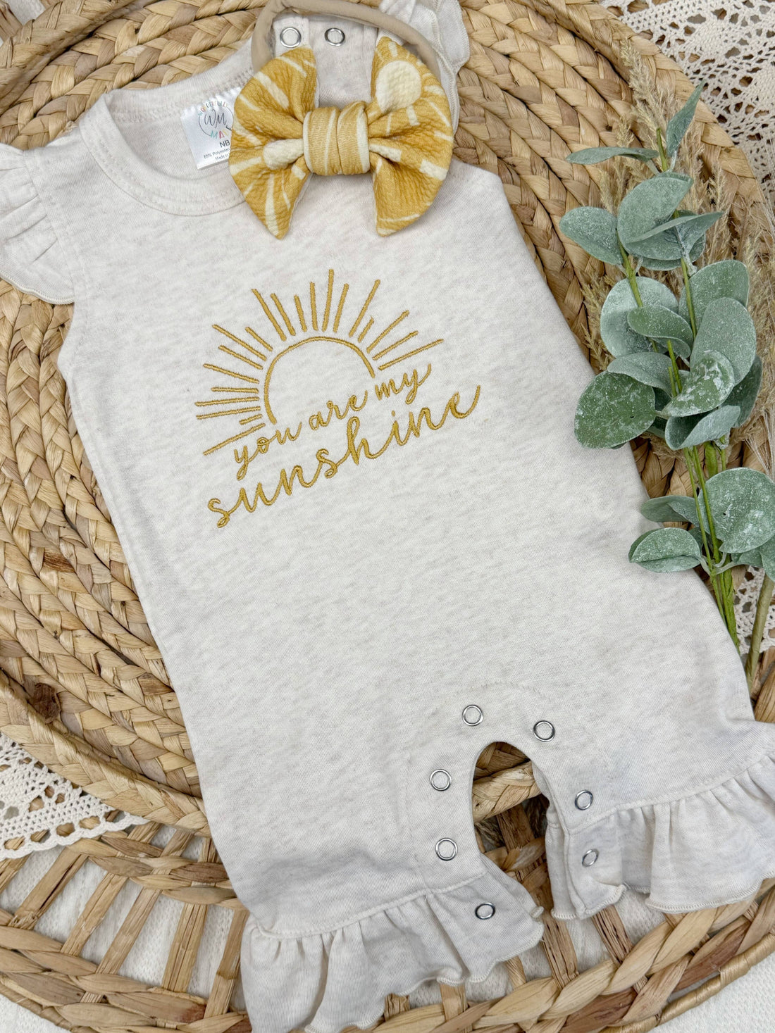 Flutter Romper | Sunshine