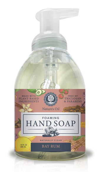 Bay Rum 10 oz Foaming Hand Soap: Bay Rum