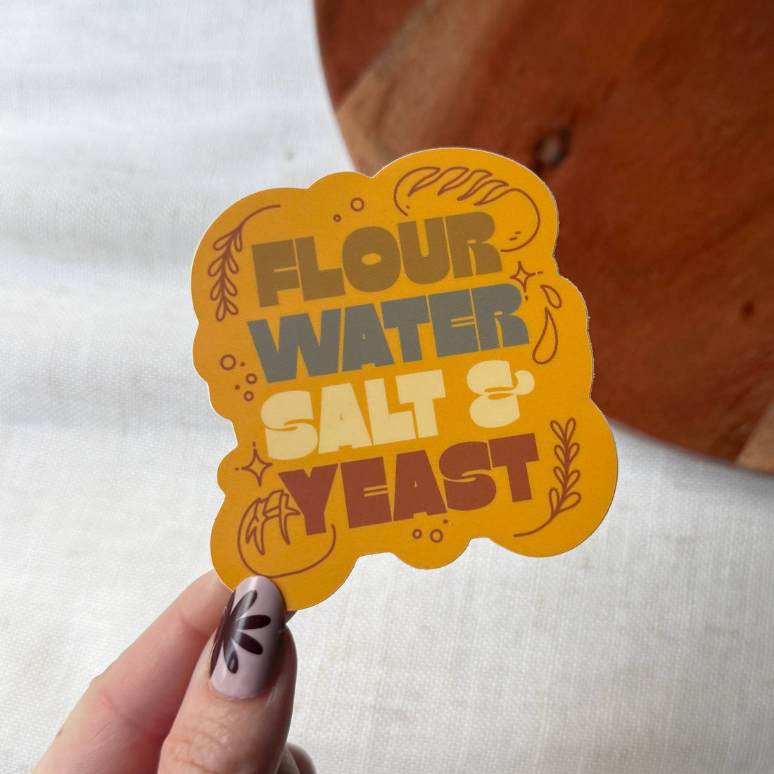 Flour Water Salt & Yeast Sticker