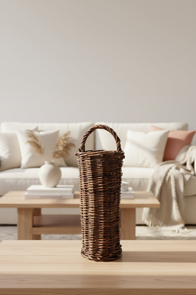 Dark Brown Woven Basket