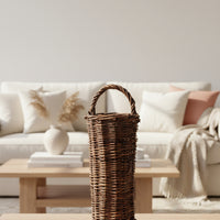 Dark Brown Woven Basket