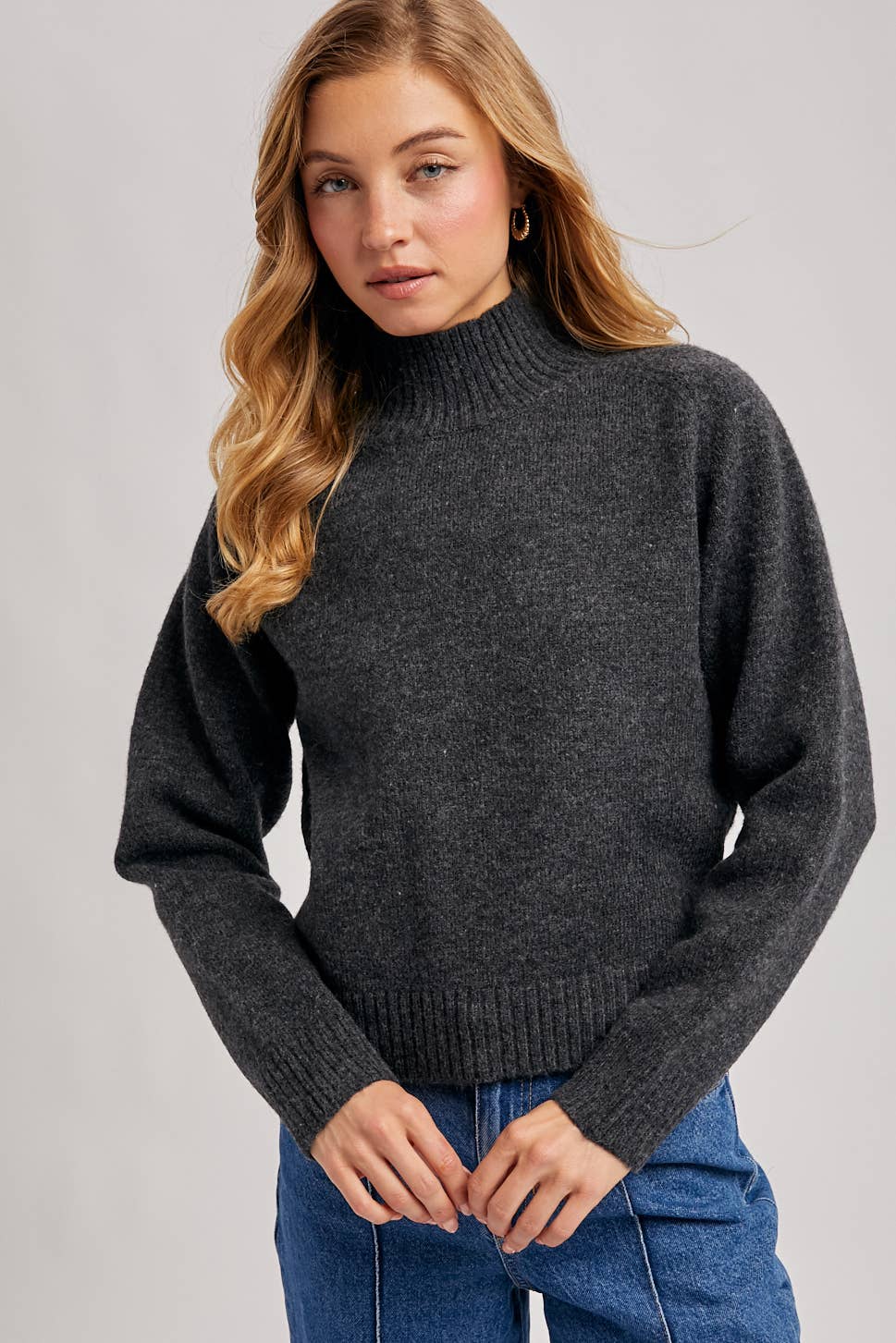 Moonlit Charcoal Sweater
