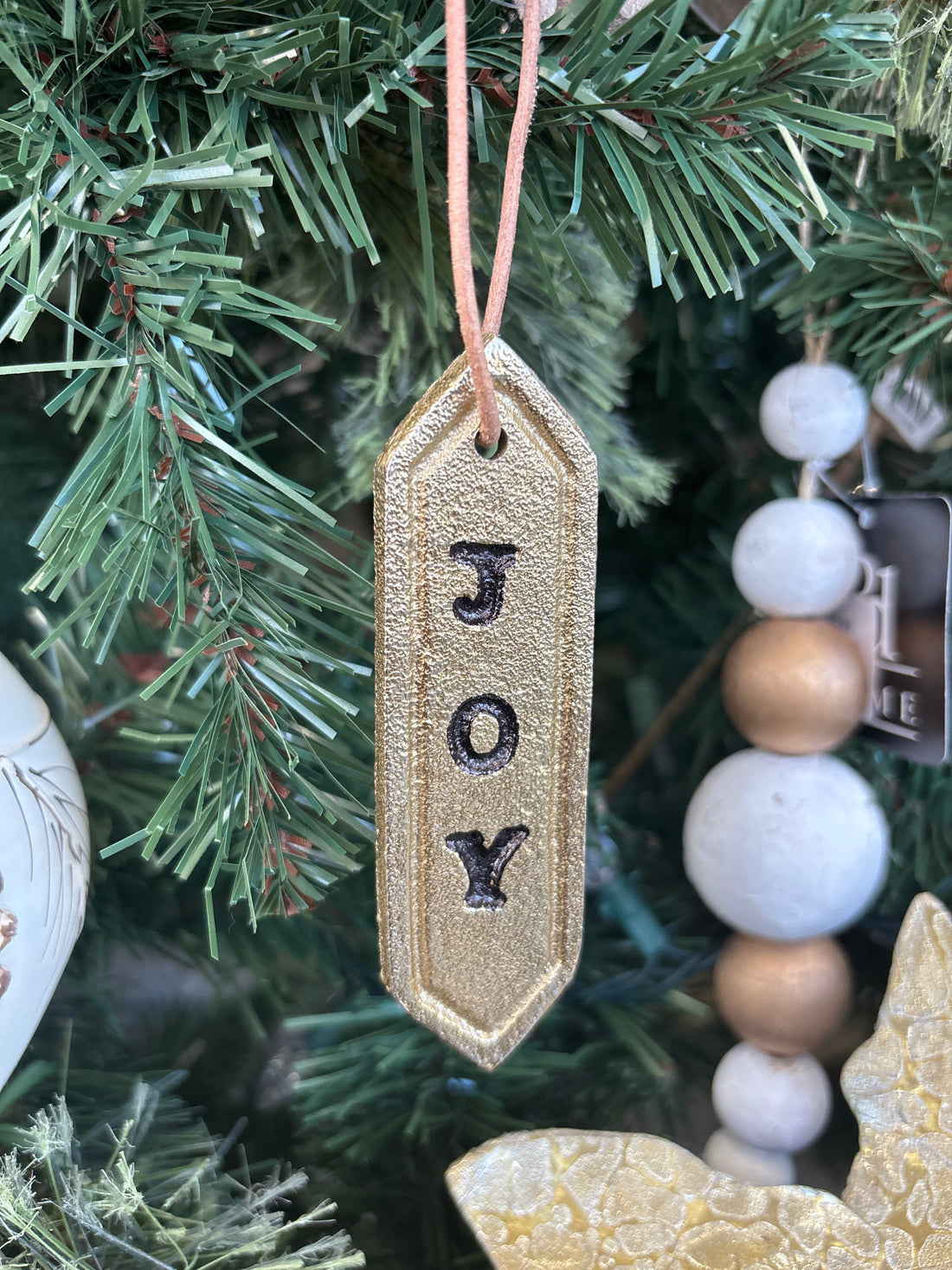 Gold Joy Ornament