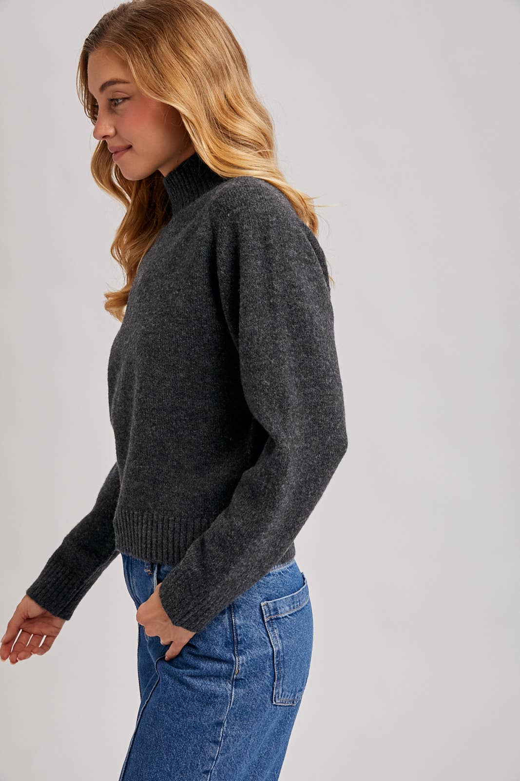 Moonlit Charcoal Sweater