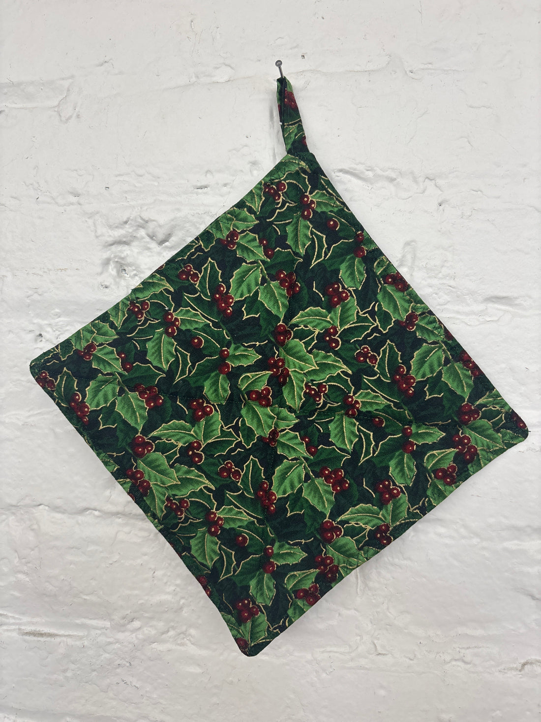 Holly + Berries Hot Pad