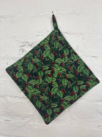 Holly + Berries Hot Pad