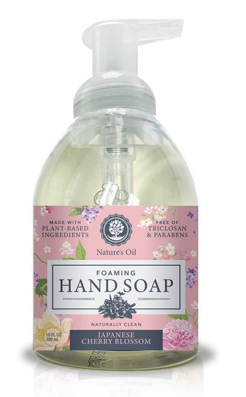 Japanese Cherry Blossom 10 oz Foaming Hand Soap: Japanese Cherry Blossom