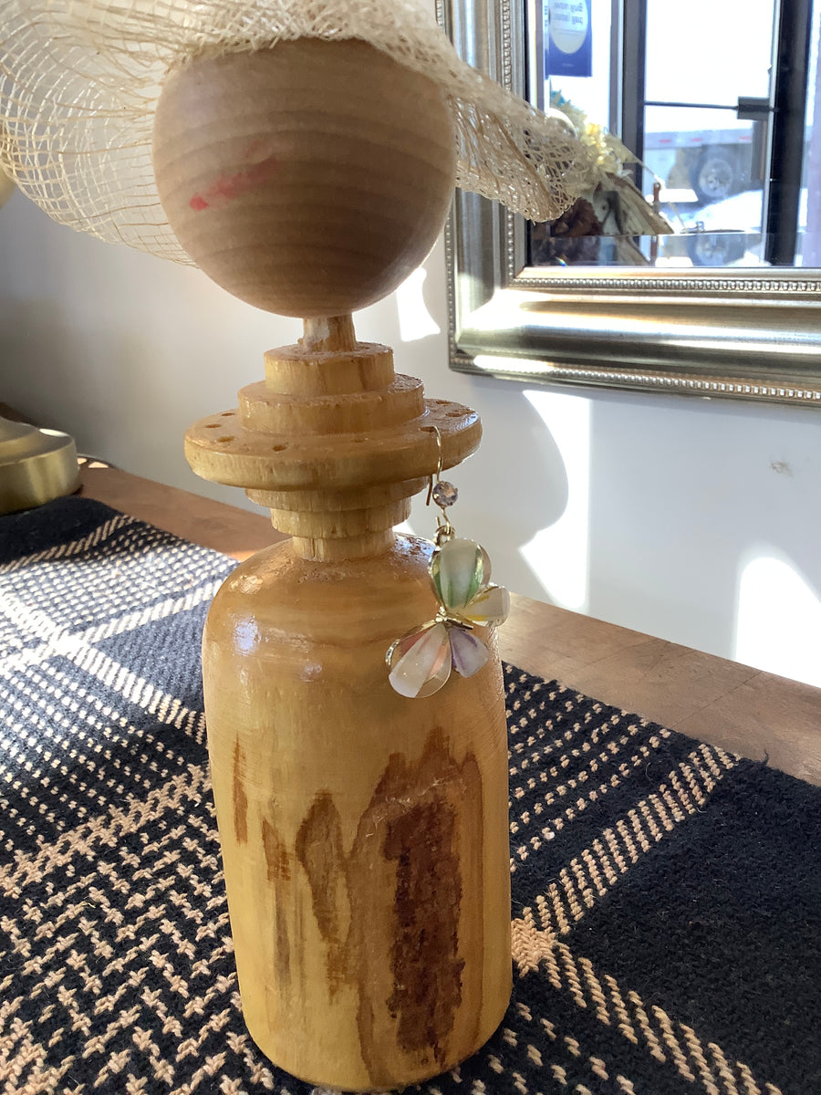 Wooden Earring Holder