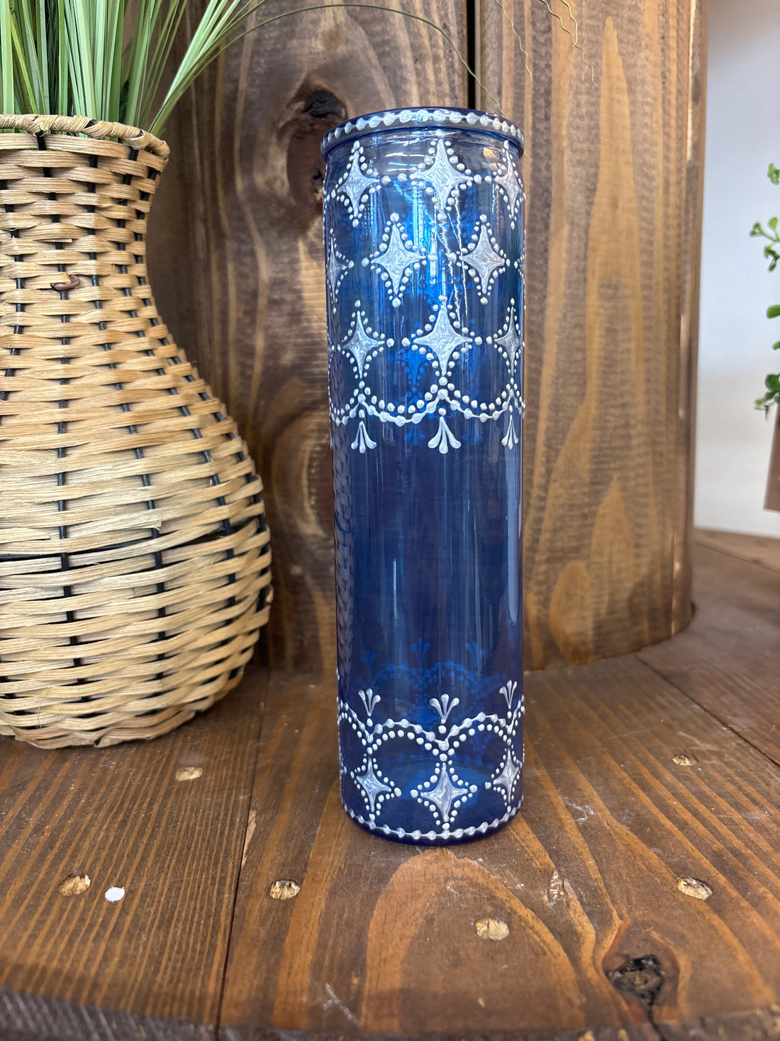 Bohemian Henna Style Vase (multiple color options)