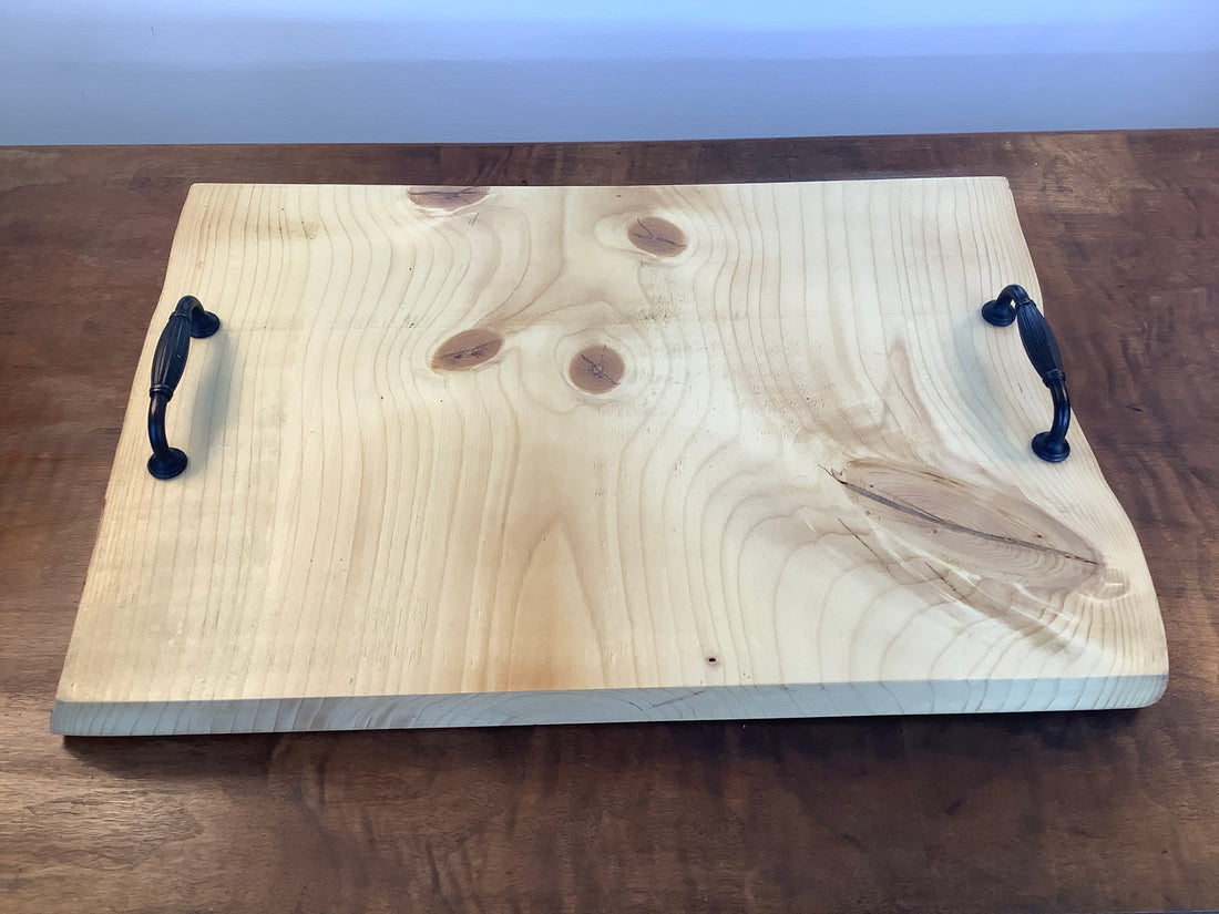 Wooden Tray With Handles