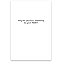 Those Are Real Greeting Card