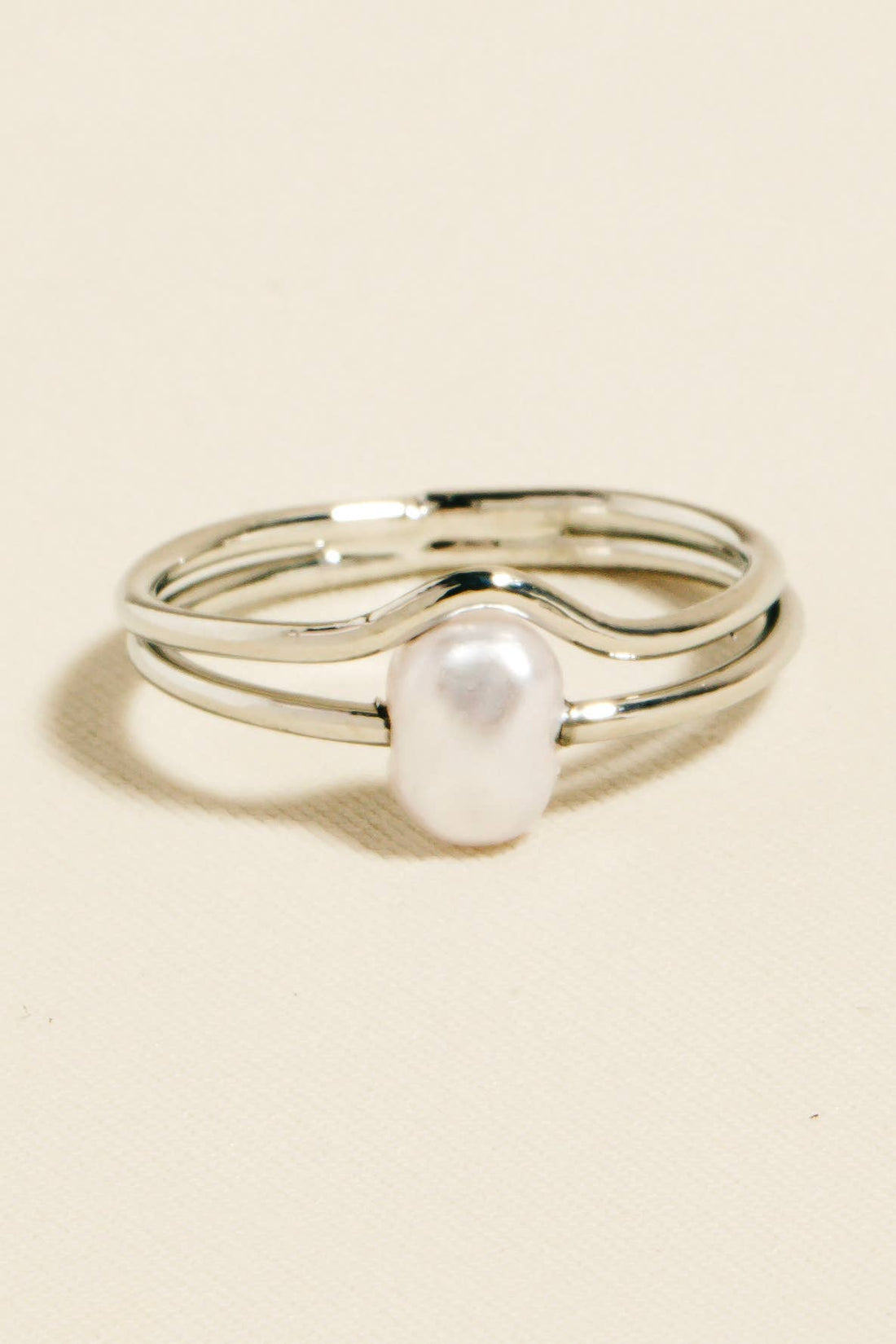 Pearl Charm Fashion Ring