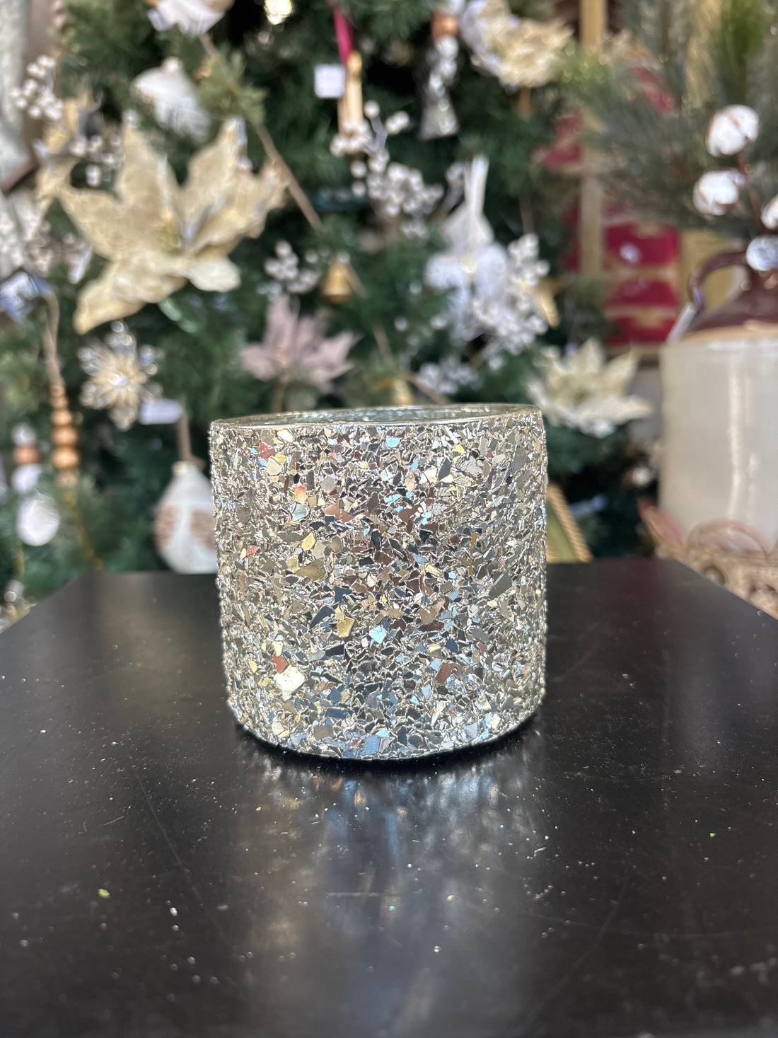 Gold Sparkle Votive Holder