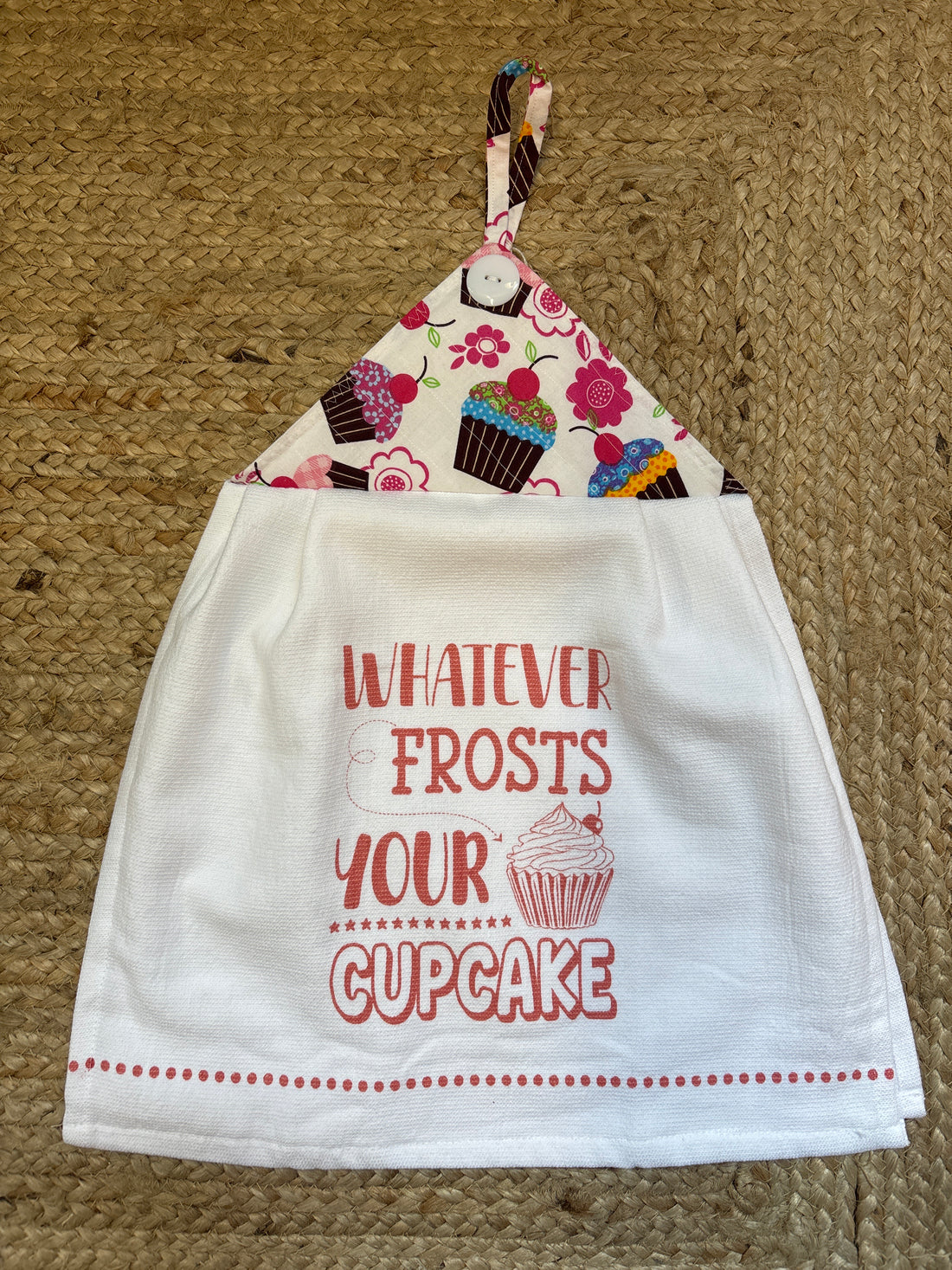 Whatever Frosts Your Cupcake Kitchen Towel