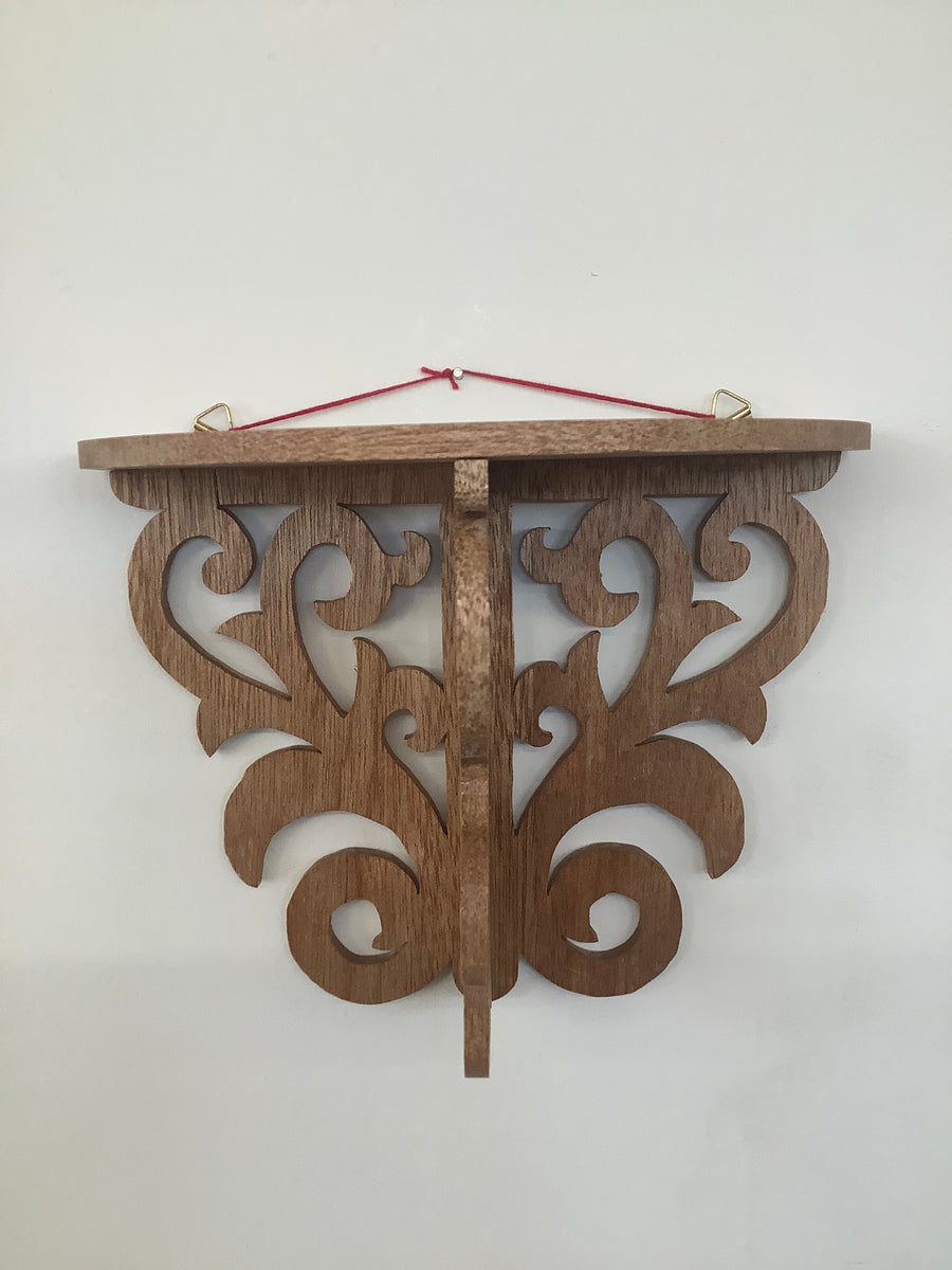 Wooden Decorative Small Wall Shelf