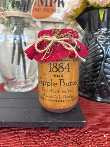 1884 Apple Butter Decorative Jar