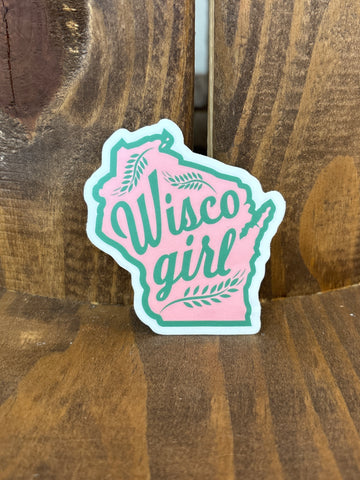 Wisco Girl Sticker