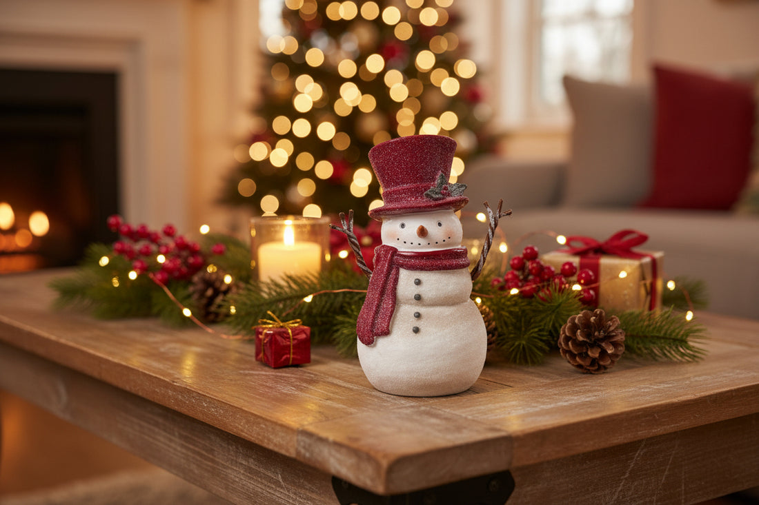 Crimson Snowman - 6"