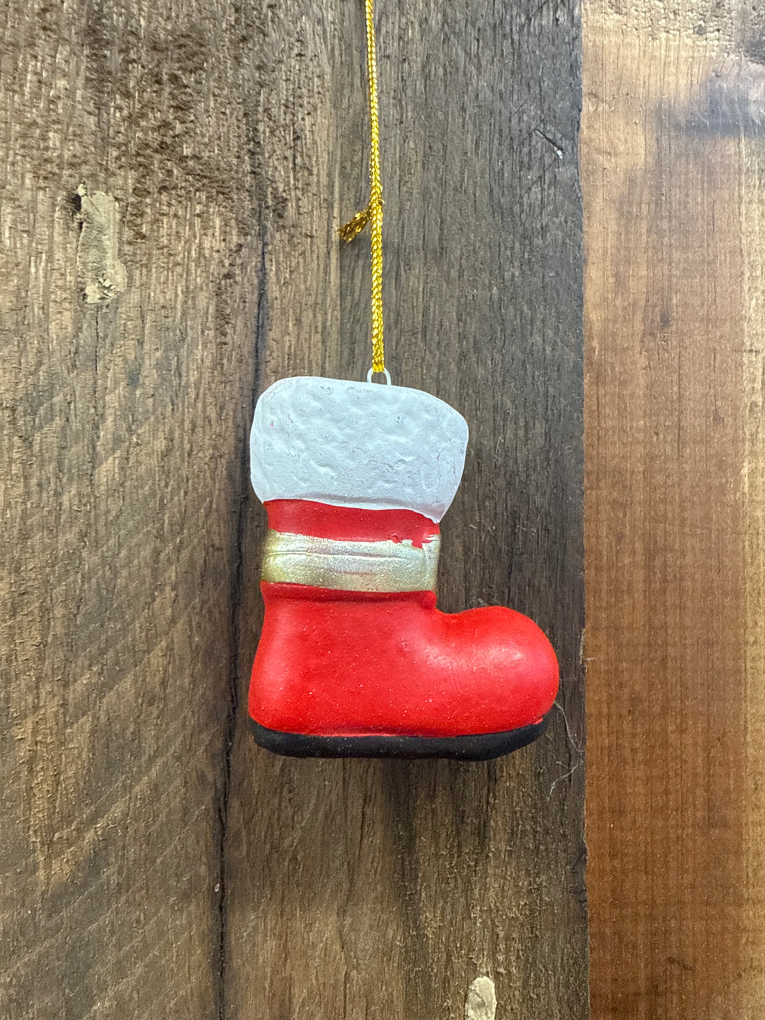 Santa Boot Ornament