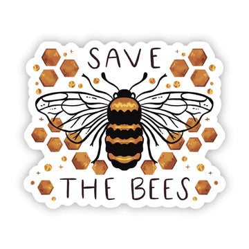 "Save The Bees" Nature Sticker