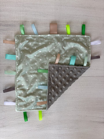 Mint Dots Baby Taggy