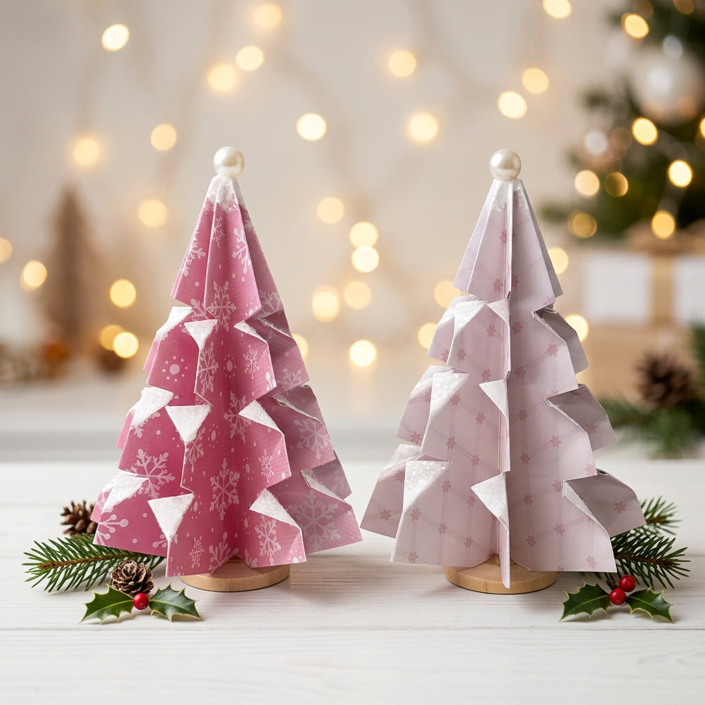 Handcrafted Paper Trees - Frills