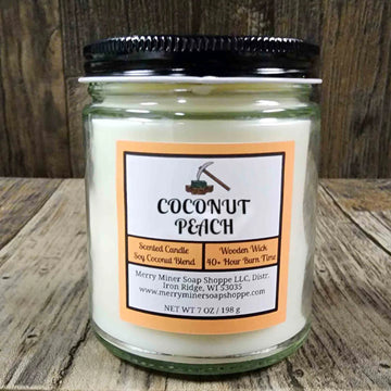 Coconut Peach Soy Candle