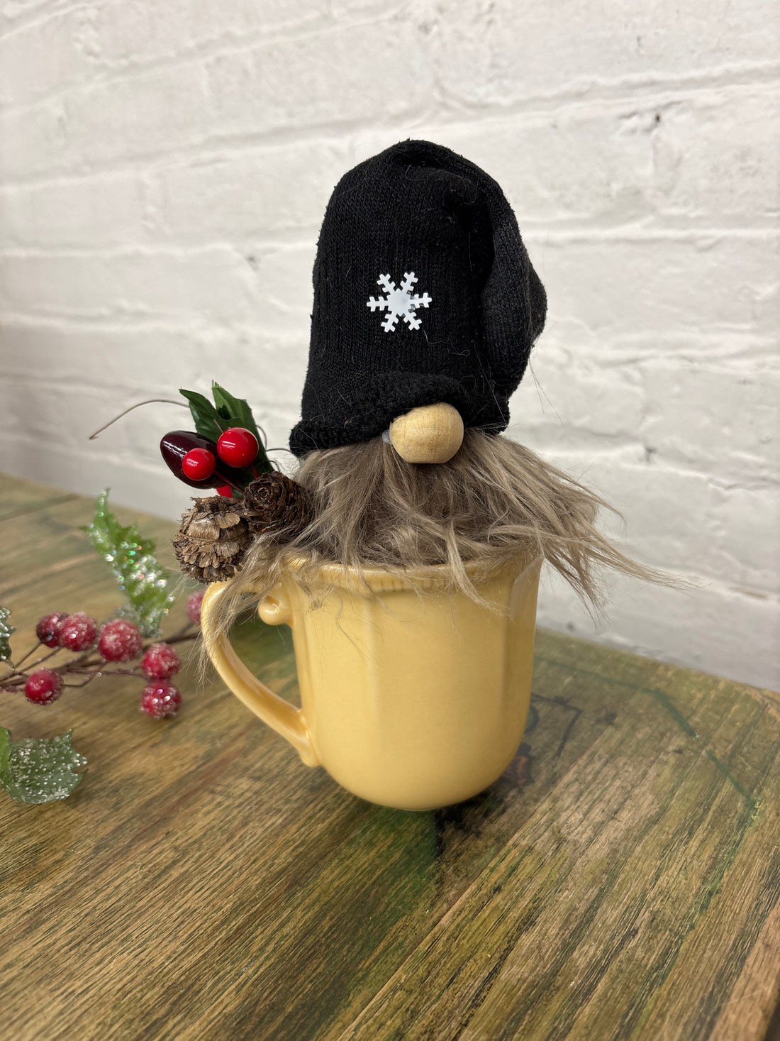 Pinecone + Berry Gnome Mug