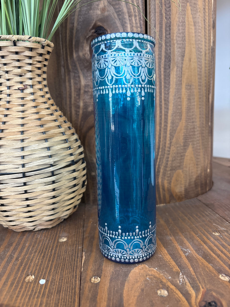 Bohemian Henna Style Vase (multiple color options)