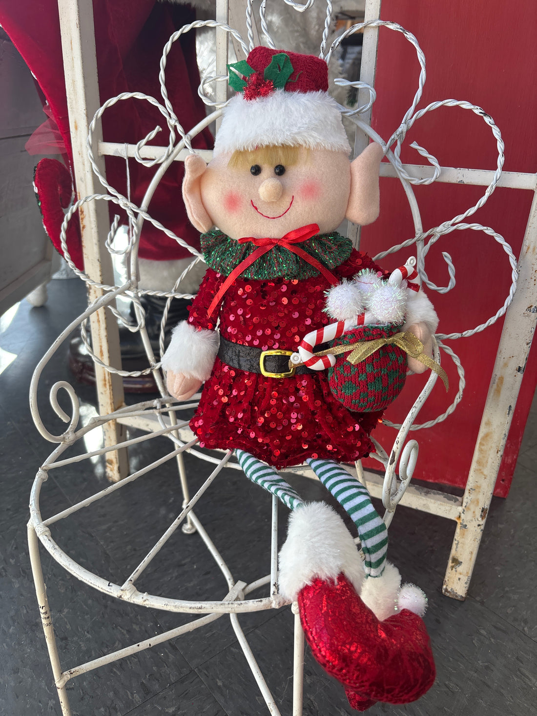 Sequin Elf Shelf Sitter