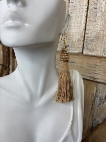 Sand Fringe Earrings