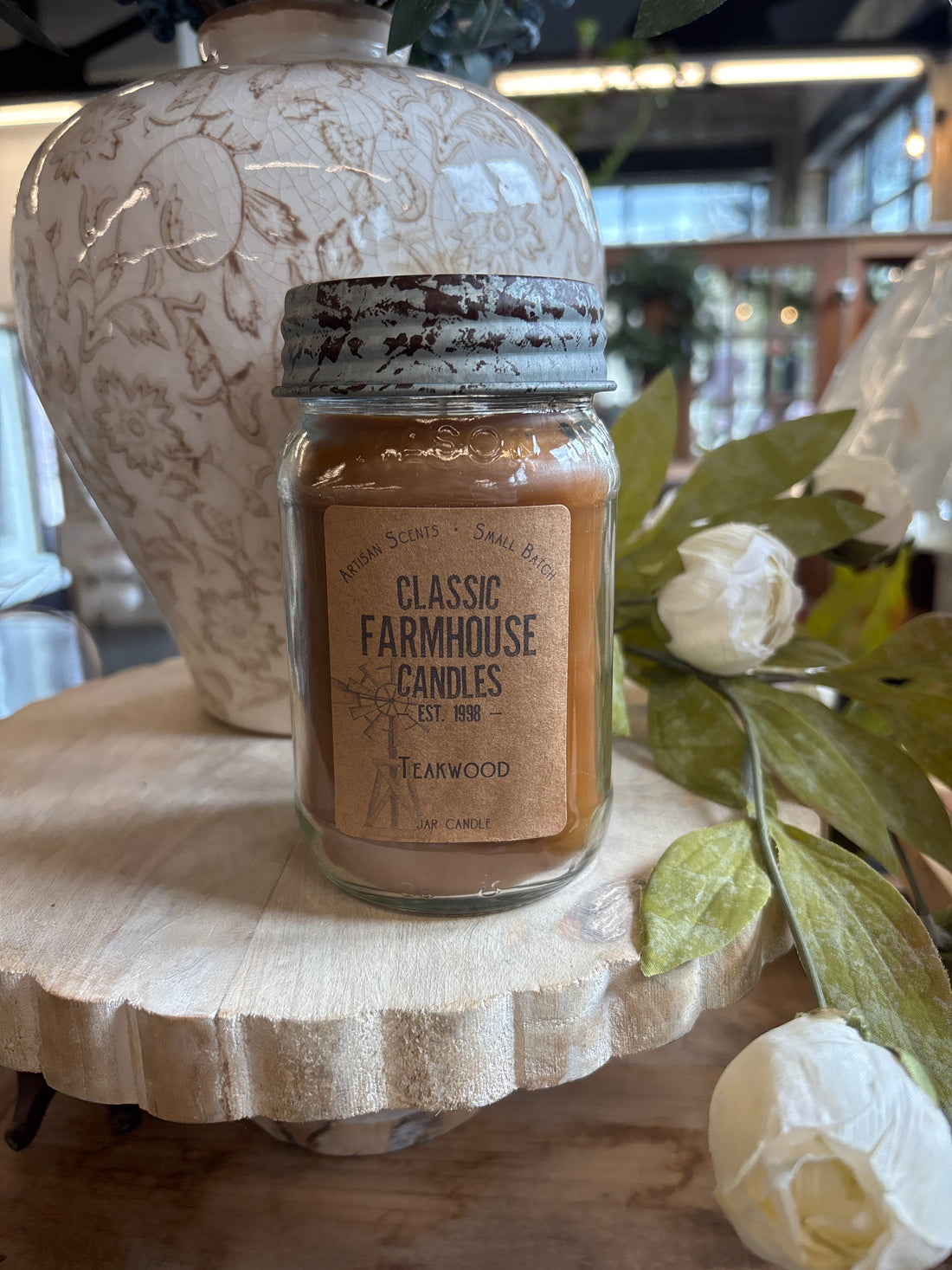 Teakwood Candle