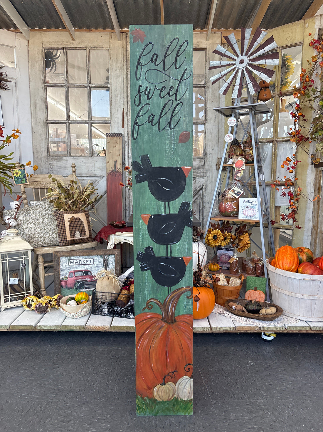 Crows + Welcome Double-Sided Board