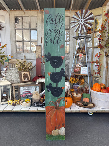 Crows + Welcome Double-Sided Board