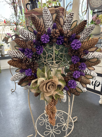 Shades of Purple Wreath