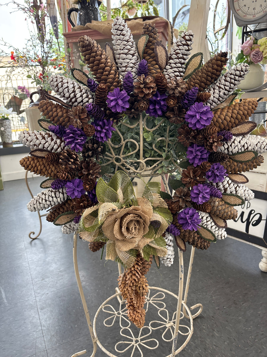 Shades of Purple Wreath