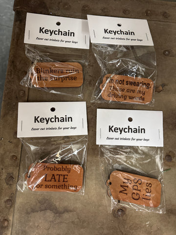 Laser Cut Keychain