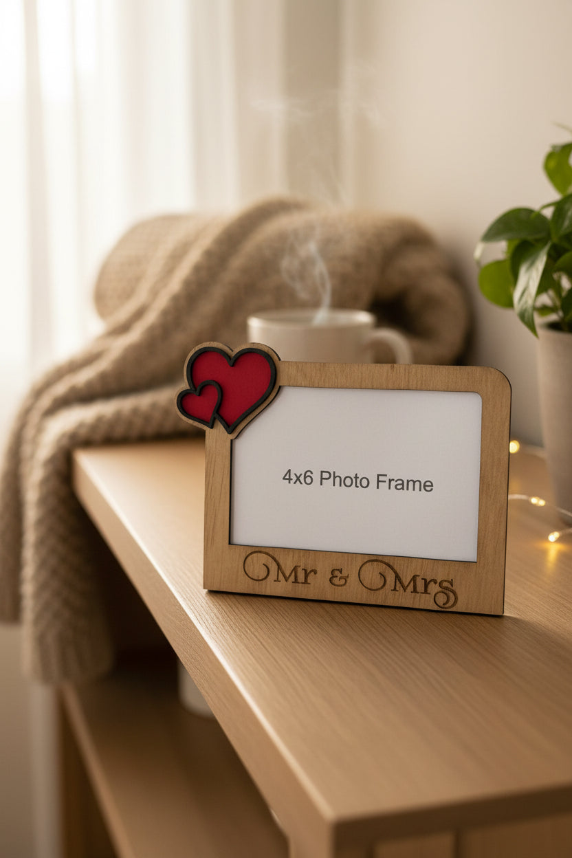 Mr & Mrs Photo Frame