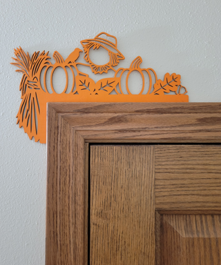Cornstalks Door Topper
