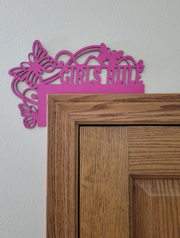 Girls Rule Door Topper
