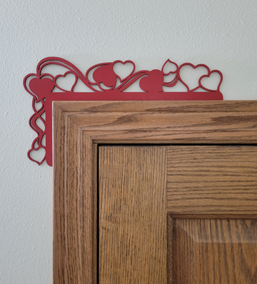 Hearts Door Topper