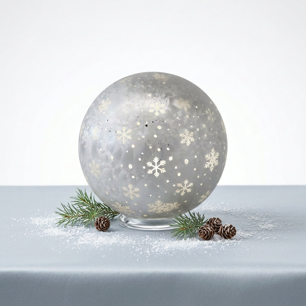Snowflake Light Up Globe
