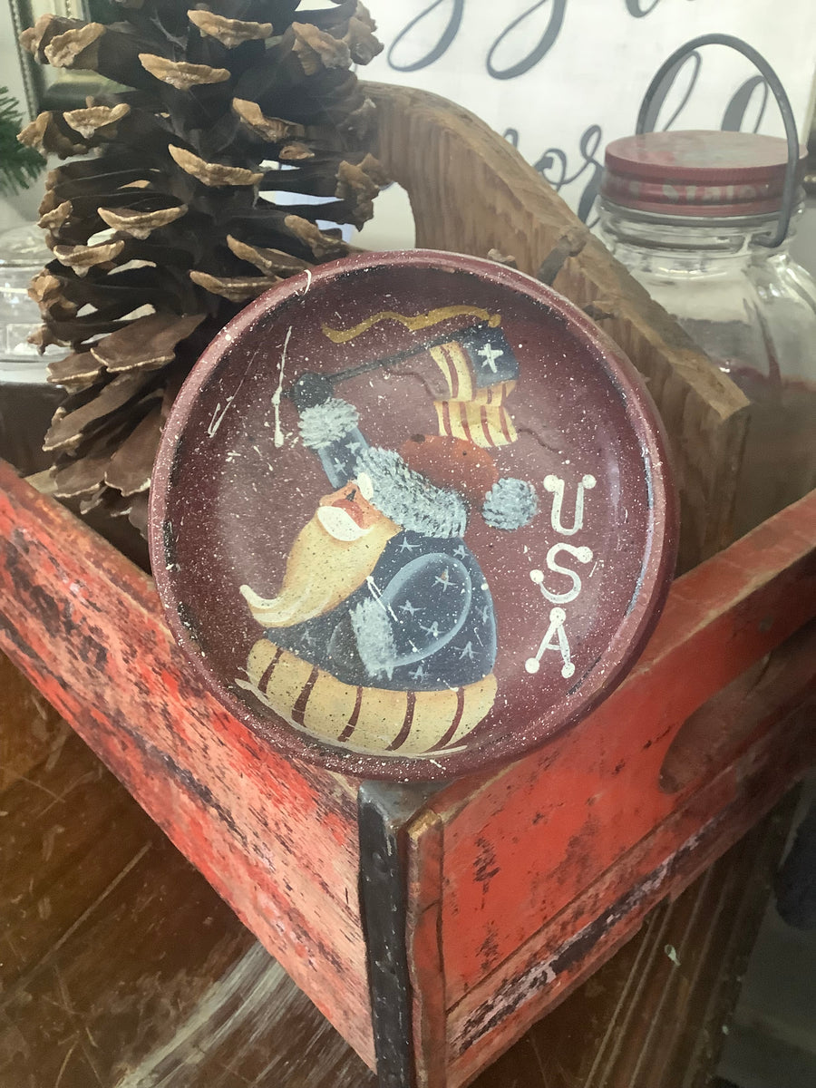 Patriotic Santa Bowl